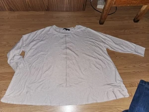 Camiseta túnica Liv by Habitat Swing para mujer Lagenlook*talla M* color avena - Imagen 1 de 9