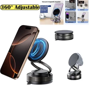 Car Phone Holder ,New Magnetic Car Mount - Foldable, 360° Adjustable 1/2PCS - Photo 1 sur 16