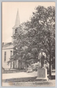 Grafton MA Jerome Wheelock Memorial and Baptist Church Massachusetts Postcard - Picture 1 of 4
