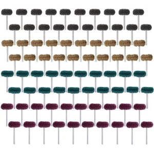 Juego de ruedas de pulido abrasivas de 1" (25 mm) de 80 piezas para herramienta giratoria... - Imagen 1 de 7