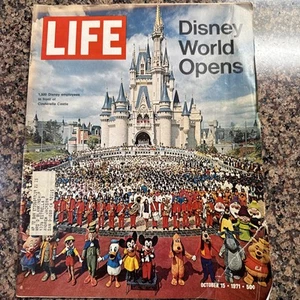 Vintage October 15, 1971 Issue Life Magazine Disney World Opens Cover 10/15/71 - Picture 1 of 8