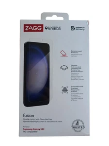 ZAGG Samsung Galaxy S23 Glass Fusion + Screen Protector - Picture 1 of 2