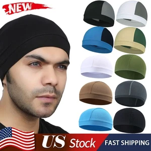 Gorra calavera cúpula calva refrescante forro casco gorro deportivo sombrero absorción de humedad sudor - Imagen 1 de 122