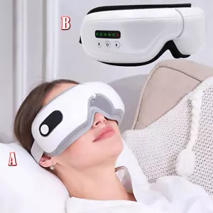 Pressure Electric Eye Massager Heated Eye Hot Compress for Fatigue/Dark Circles - Picture 1 of 36