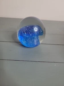 Großer blauer Wellen Briefbeschwerer - Bild 1 von 6