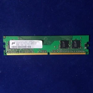Micron PC2-3200 / DDR2-400 / 256B (256MB x 1) RAM non-ECC - MT4HTF3264AY-40EB2 - Picture 1 of 3