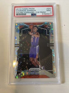 2019-20 Prizm Cameron Johnson PSA 9 VARIATION FAST BREAK RC #257 Rookie Suns - Picture 1 of 2