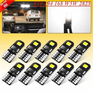 AUXITO T10 168 194 White LED License Plate Side Marker Light Bulb Canbus 10-100x - Picture 1 of 22