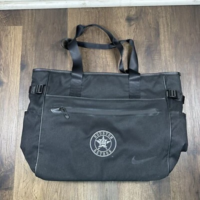 Nike MLB Houston Astros Grande Cuero Inferior Bolso Completo con Cremallera Negro (LEER) Foto 1 de 4