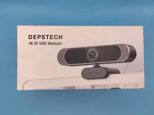 DEPSTECH 4K FHD Webcam Sony Sensor Autofocus Digital Zoom Web Camera for PC, Mac - Picture 1 of 8