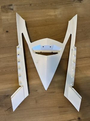 2008-17 Victory Vision Tour & Premium White Rear Fender Trim Panel Fairing Cowl - Image 1 of 4