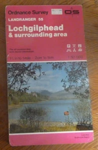 Ordnance Survey Map Lochgilphead Dalavich Soroba Hill Ardrishaig Otter Ferry - Picture 1 of 1