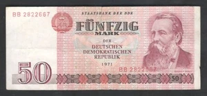 1971 Germany 50 Mark Note. - Picture 1 of 2