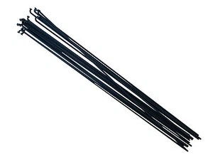 PILLAR P14 18pcs, Length: 252mm - 296mm, Stainless Steel, Black Bicycle Spokes - Picture 1 of 2