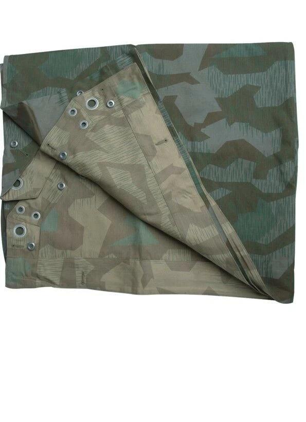 WX Dreiecks Zeltbahn Splintertarn M34 Zeltplane Splitter Camo Tent WH WK2 WWII - Bild 1 von 1