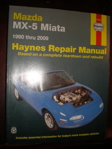 Mazda MX-5 Miata 1990 Thru 2009 by John H. Haynes (2010, Paperback) BRAND NEW - Imagen 1 de 1