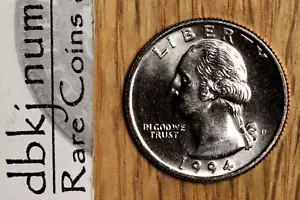 1994 D Washington Quarter 25¢ - BU - Choice to Gem Uncirculated - Picture 1 of 3