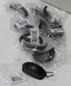 Lot of 10 Dynasty Hardware P-953-10B Cabinet Bin Drawer Pulls Oil Rubbed Bronze - Picture 1 of 7