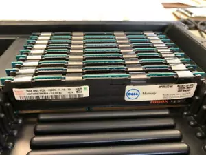 DELL Hynix 16GB PC3-8500 DDR3-1066MHz HMT42GR7BMR4A-G7 CL7 240-Pin DIMM 1.35V - Picture 1 of 3