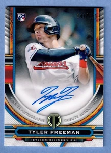 2023 Topps Tribute Tyler Freeman Rookie Auto Autograph Blue #/150 Guardians RC - Picture 1 of 2