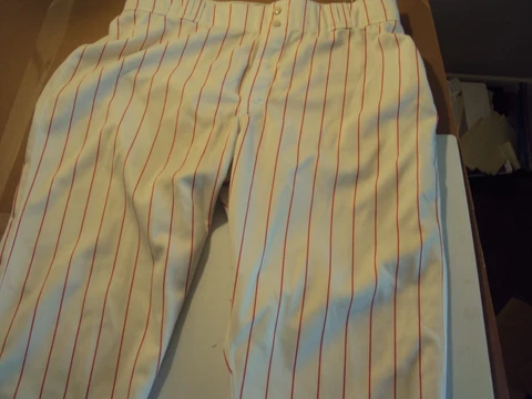 Kevin Mitchell Cincinnati Reds 1994 Game- Worn Home Pants Cover