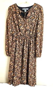Women dress Lark+GREY multicolor size XL floral NEW - Picture 1 of 4