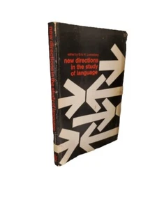 New Directions in the Study of Language By Eric H. Lenneberg - 1966 - Picture 1 of 1
