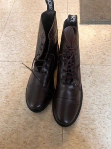 STIVALI Paddock TUFFRIDER donna taglia 7 LACCI* marrone NUOVI - Foto 1 di 3