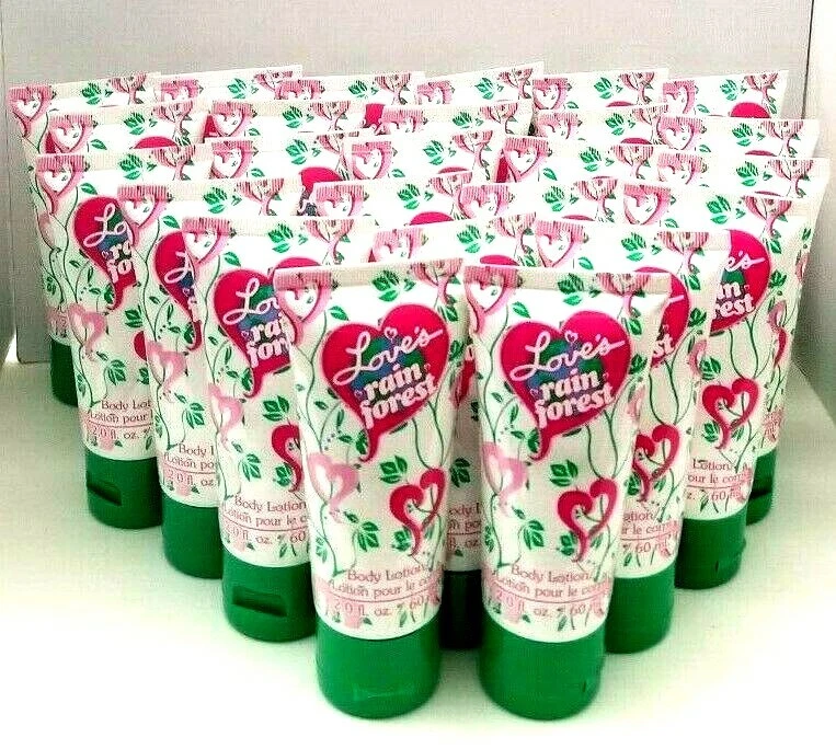 25 pçs Loção Corporal DANA Love's Rain Forest 2 oz cada RARO Perfeito para PRESENTES $$$ - Imagem 1 de 2