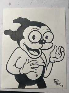 Bimbo de Betty Boop Fleischer Studios dibujo original de Frank Forte - Imagen 1 de 2