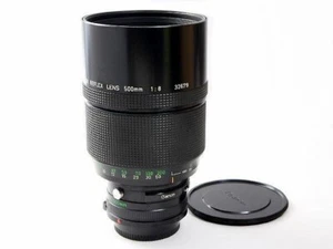 Canon Reflex FDN 500mm F8 Ultra Telephoto Mirror Lens FD Excellent from Japan - Picture 1 of 4