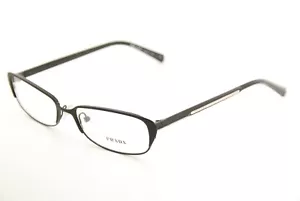Authentische Prada VPR 54O FAD-1O1 54 mm schwarz silberne Rahmen Brille Italien - Bild 1 von 12