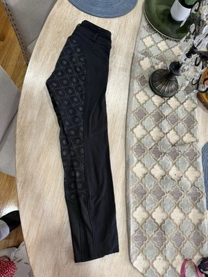 Pantalones de equitación ROMFH para mujer 24R asiento completo negros Foto 1 de 4
