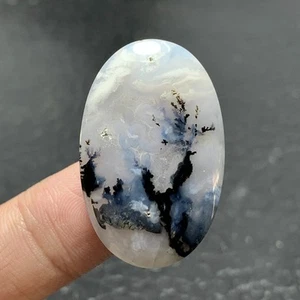 Dendritic Agate Cabochon 32x20x6mm High Quality 31 ct - Picture 1 of 7