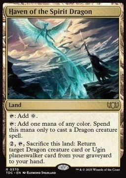 Magic/MTG Haven of the Spirit Dragon TDC-370 Rare Englisch Neu - Bild 1 von 2