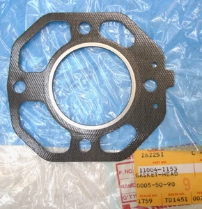 One new OEM 1986 Kawasaki KX80 cylinder head gasket 11004-1153 vintage NOS KX 80 - Picture 1 of 2