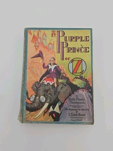 1932 The Purple Prince of Oz Thompson 1st Edition Vintage Childrens Water Damage - Picture 1 of 9