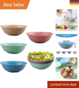 Elegantes 8er Set Müslischalen aus Lebensmittelschicht—Ideal für Familie & Gäste - Bild 1 von 8