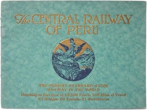 The Central Railway of Peru [original booklet] - Bild 1 von 1