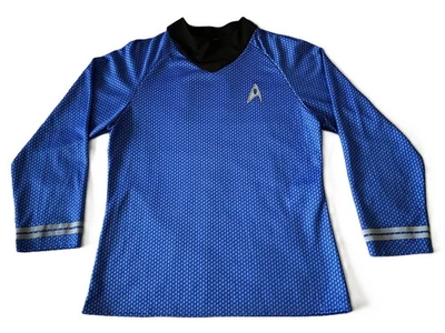 Rubies - Adult Large Star Trek Spock Blue Shirt Halloween Costume Top - Image 1 of 4
