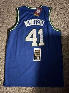 Dirk Nowitzki signiert Pro Style Dallas Mavericks Trikot JSA COA HOF Luka - Bild 1 von 3