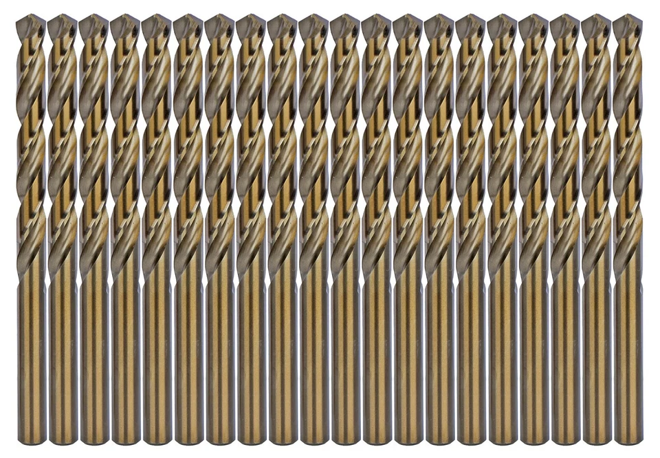 Cobalt Drill Bits 1/16"-1/2" M35 HSS Co Jobber Twist Drill Bit Drill Steel Metal - Image 1 of 4