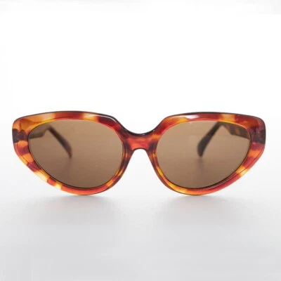 Gafas de sol vintage grandes ojo de gato para mujer lentes marrones/marrones - Ava Foto 1 de 3