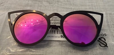 GAFAS DE SOL SOJOS CAT ESPEJADAS NEGRO ROSA MULTI CROMO Nuevas Foto 1 de 2