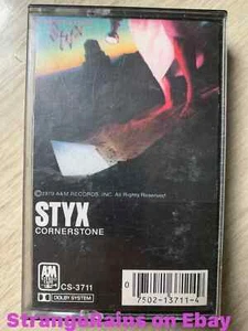 STYX - Cornerstone - Cassette Tape - Tommy Shaw - Picture 1 of 6