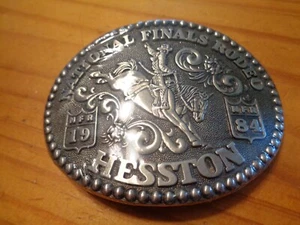 Hesston National Finals Rodeo 1984 Belt Buckle - Picture 1 of 3