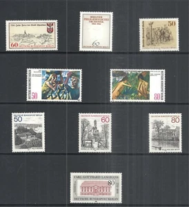 BERLIN SCOTT 9N471 - 9N479  MNH ISSUES OF 1982 - Picture 1 of 2