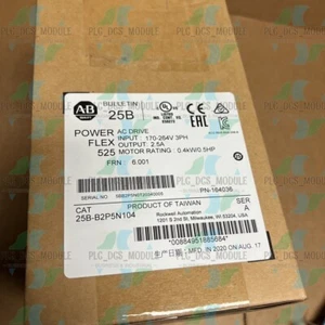 25B-B2P5N104 New AB Powerflex 525 0.5HP Drive 25B-B2P5N104 HT 1PCS Via FEDEX/DHL - Picture 1 of 2