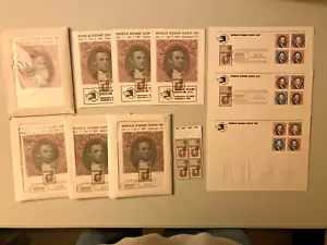 U.S. World Stamp Expo '89 Collection of FDC Postcards, Large Postcards, Stamps!! - Picture 1 of 19