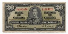 1937 Bank of Canada $20 Note - C/E1305970